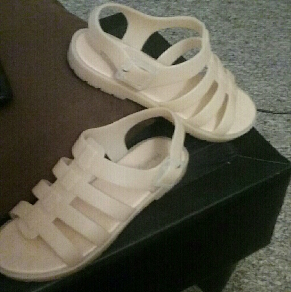 Nude sandals